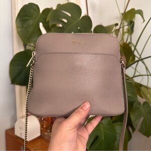 Furla Beige Crossbody Bag